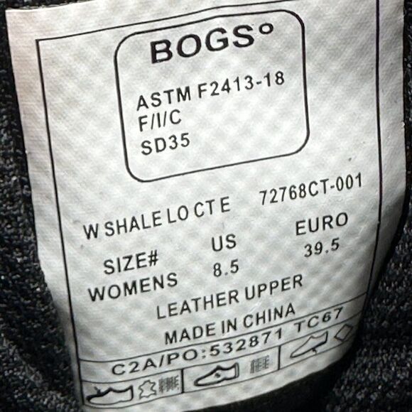 Bogs Black Lace Up Boots - Picture 8 of 8